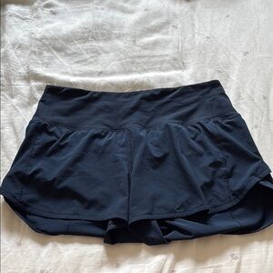 Lululemon Speed Up 4inch Blue Athletic Shorts